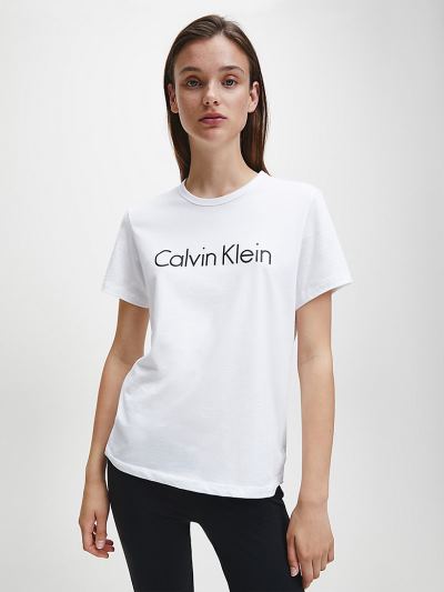 Calvin Klein Ruhák HU528364 | Calvin Klein Comfort Cotton Női Pizsama Felsők Fehér